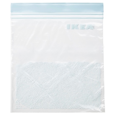 Ikea Istad Kilitli Buzdolabı Poşeti Açık Mavi 25 Aset 1 lt 40488169
